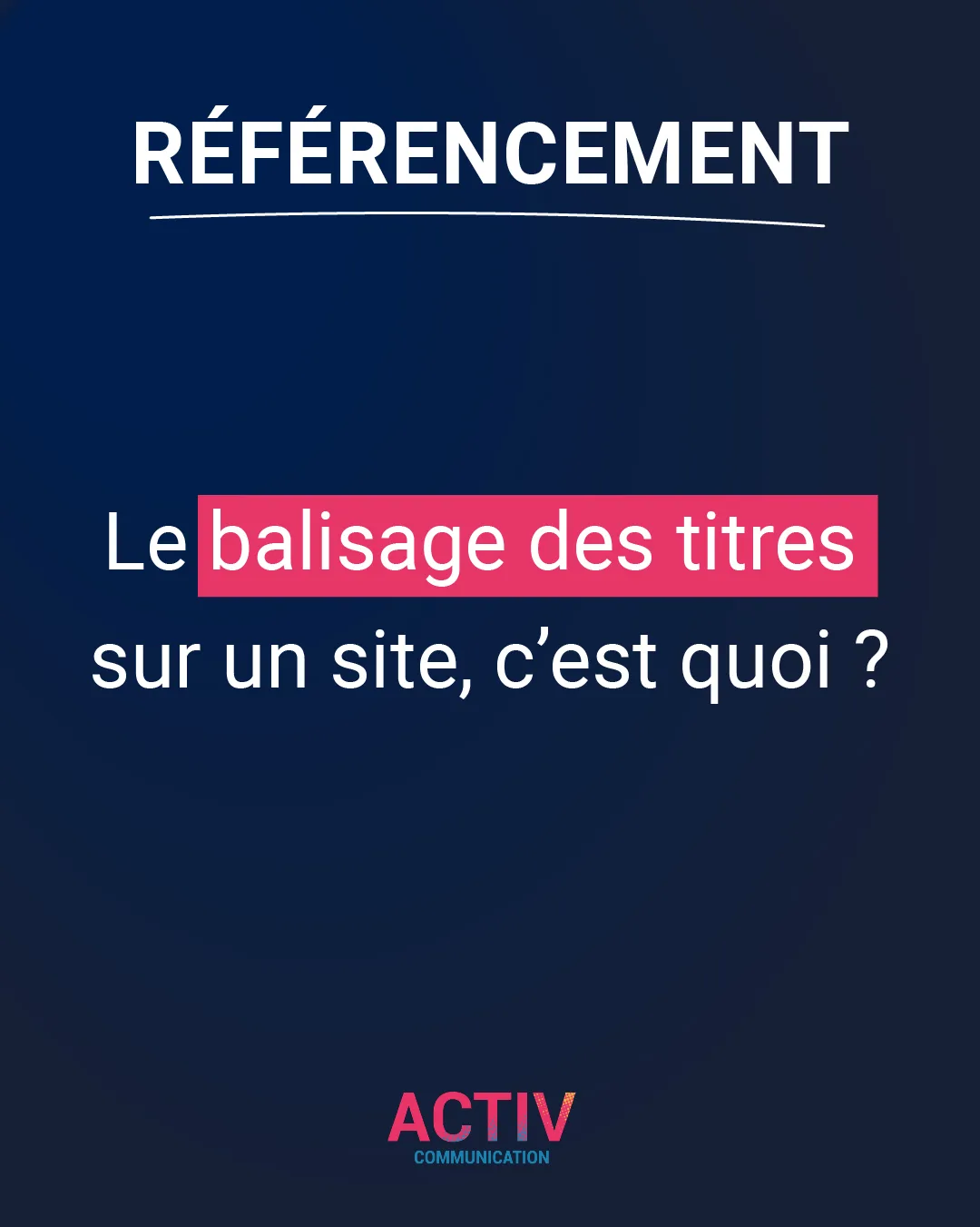 post balisage titre